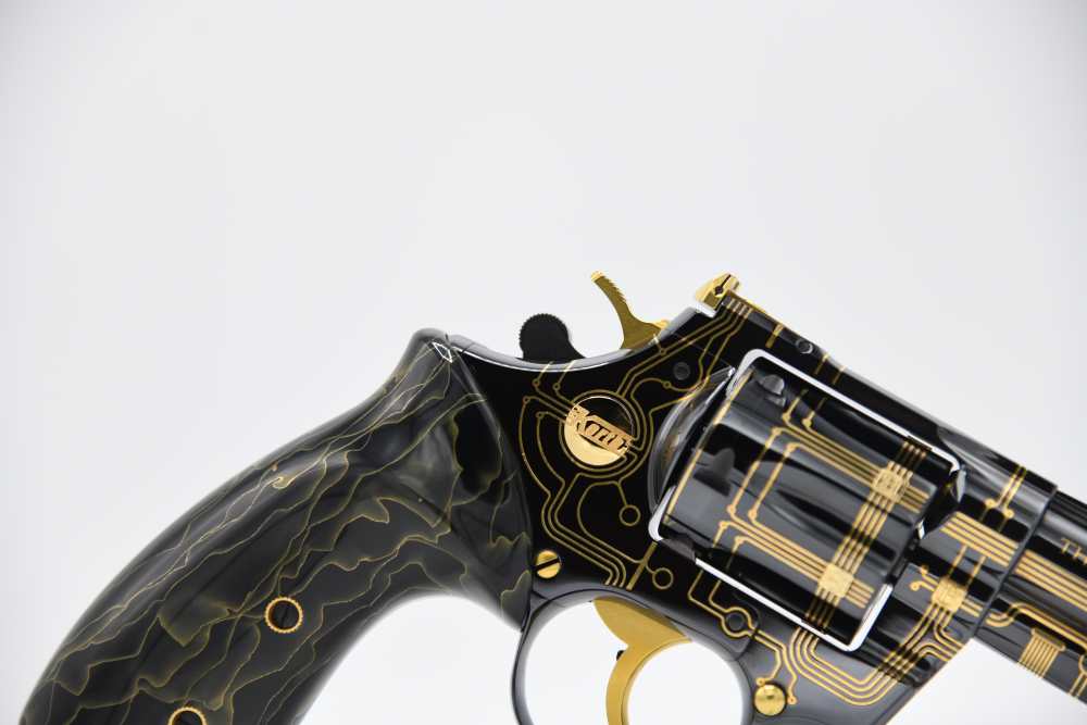 KORTH Custom BITCOIN 357 Magnum 4" 24KT Gold #40-img-9