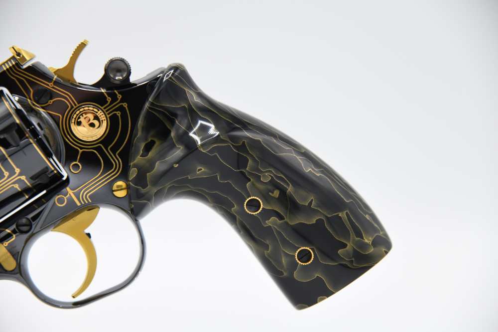 KORTH Custom BITCOIN 357 Magnum 4" 24KT Gold #40-img-3