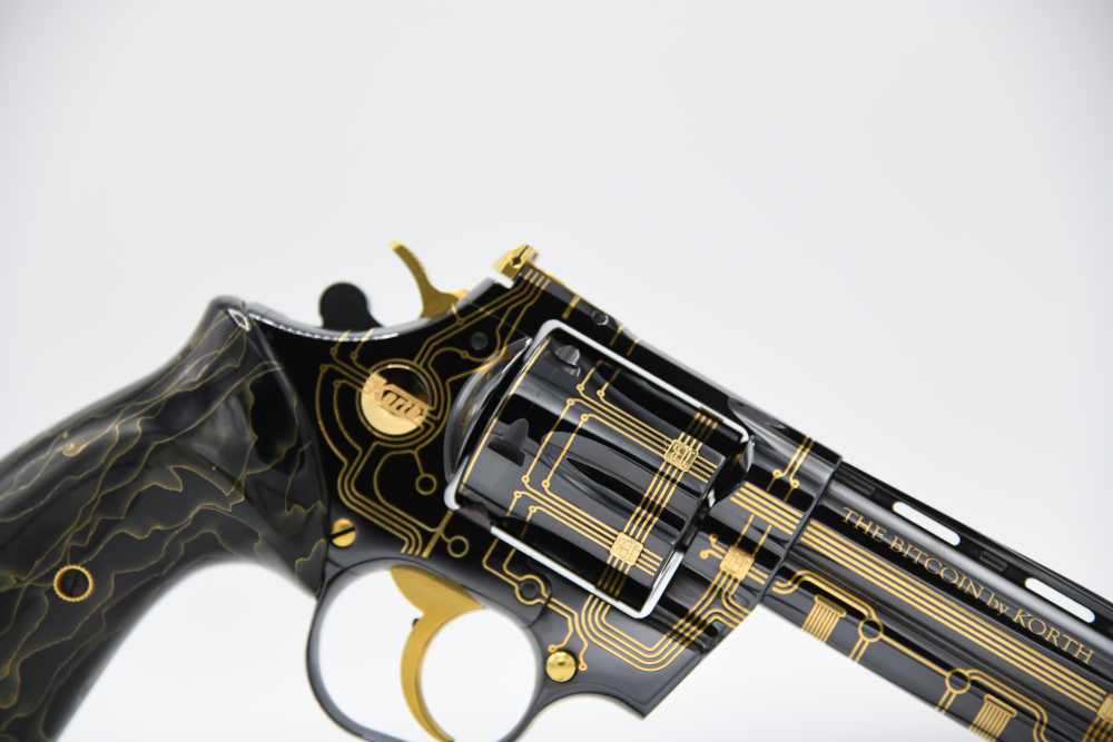 KORTH Custom BITCOIN 357 Magnum 4" 24KT Gold #40-img-10