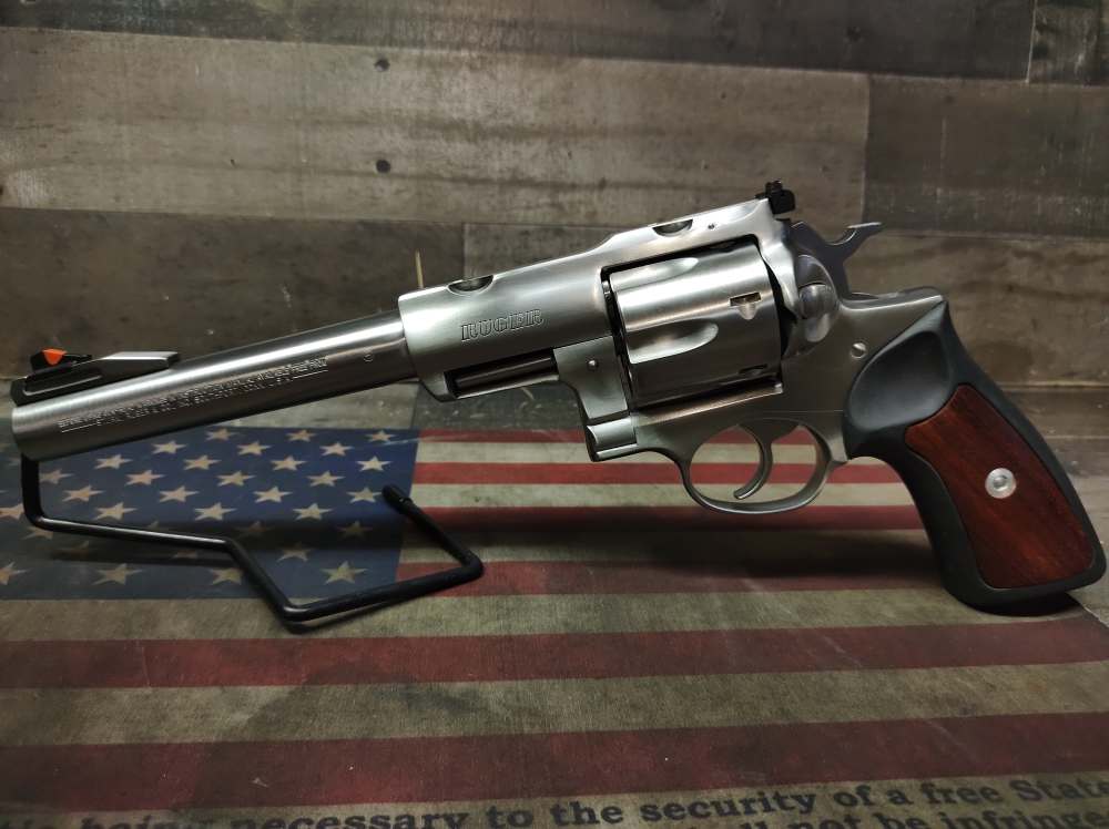 RUGER SUPER REDHAWK 44 MAG 7.5"Brl w/ Tasco 2x22 Pro-Class Scope Mfg1997 NR-img-8