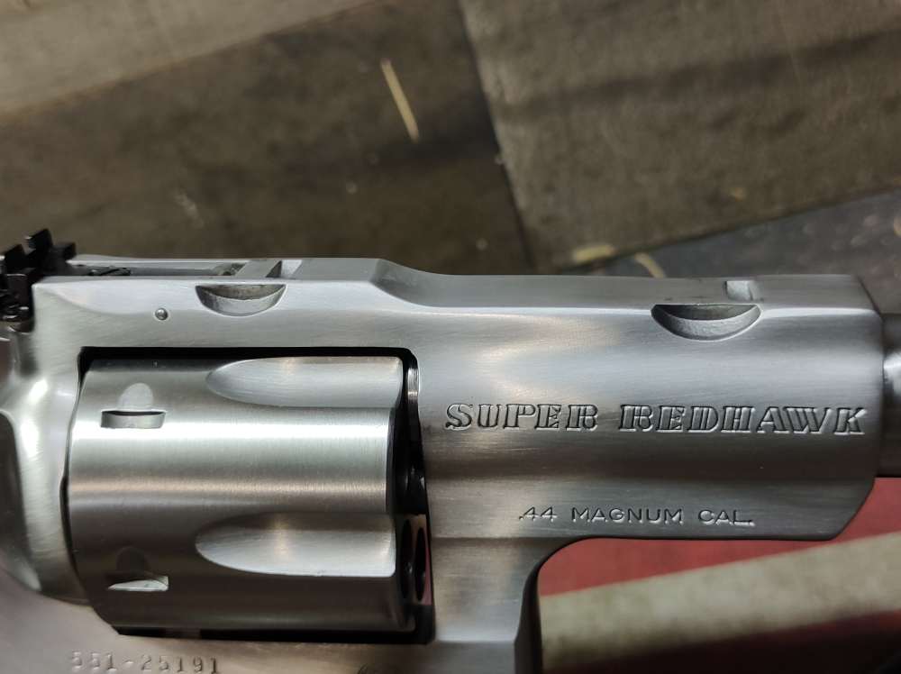 RUGER SUPER REDHAWK 44 MAG 7.5"Brl w/ Tasco 2x22 Pro-Class Scope Mfg1997 NR-img-57