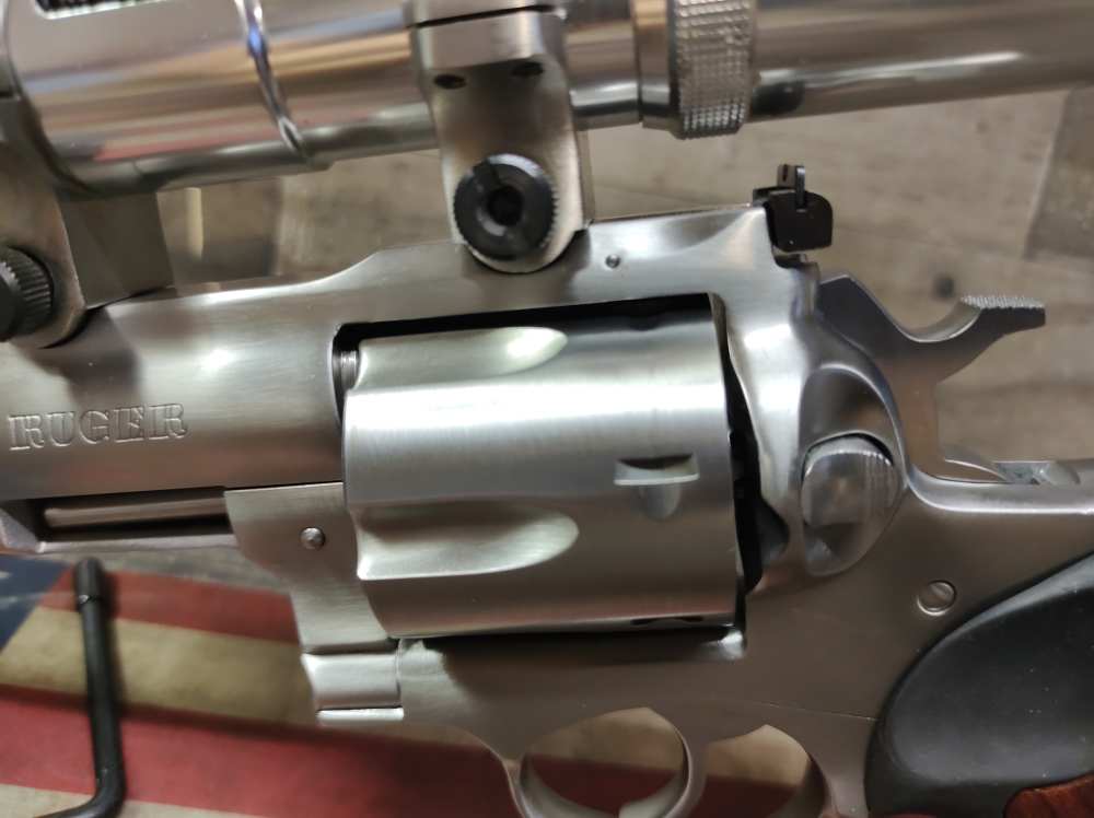 RUGER SUPER REDHAWK 44 MAG 7.5"Brl w/ Tasco 2x22 Pro-Class Scope Mfg1997 NR-img-44