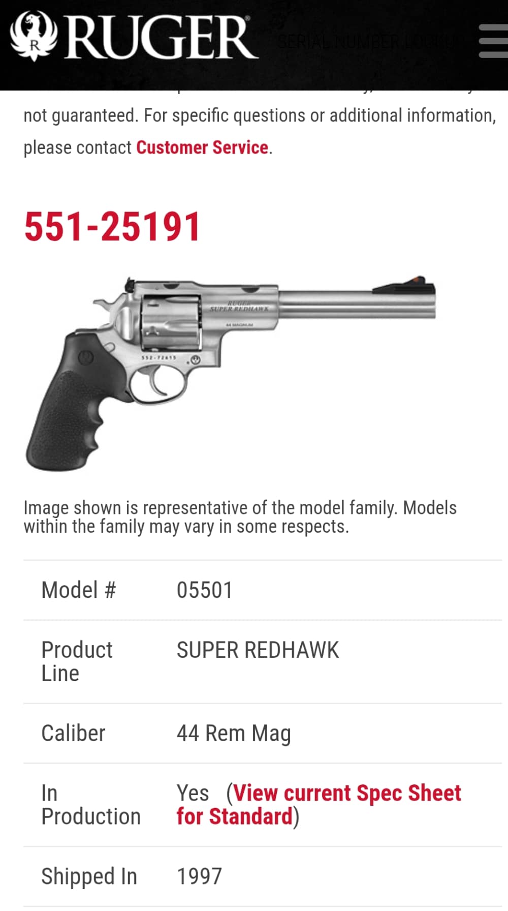 RUGER SUPER REDHAWK 44 MAG 7.5"Brl w/ Tasco 2x22 Pro-Class Scope Mfg1997 NR-img-78