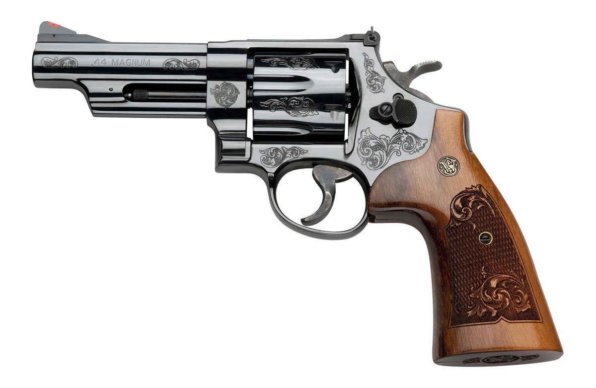 Smith Wesson 150783 Model 29 44 Rem Mag or S W Spl Machine Engraved Blued C-img-0