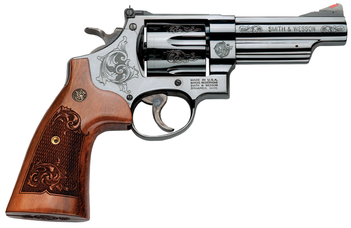 Smith Wesson 150783 Model 29 44 Rem Mag or S W Spl Machine Engraved Blued C-img-1