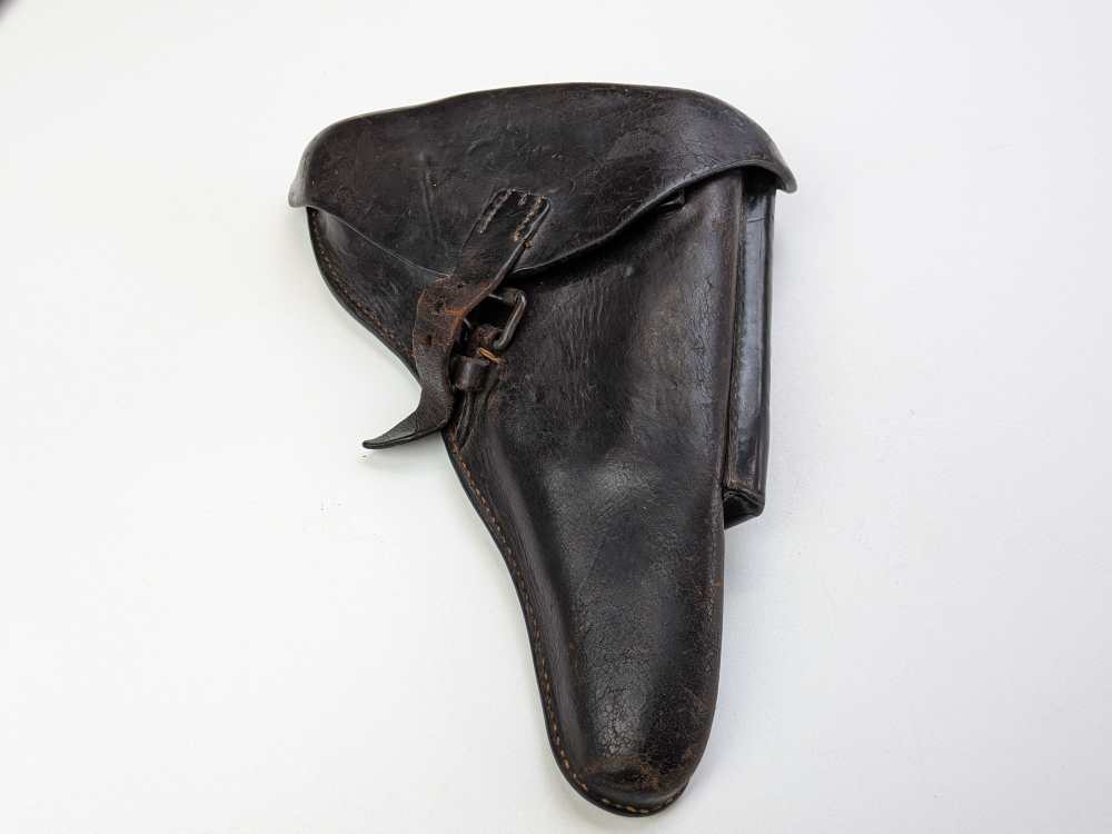 Pre WW1 Imperial German P08 Luger holster, 1913 dated unit marked. #2003-img-0