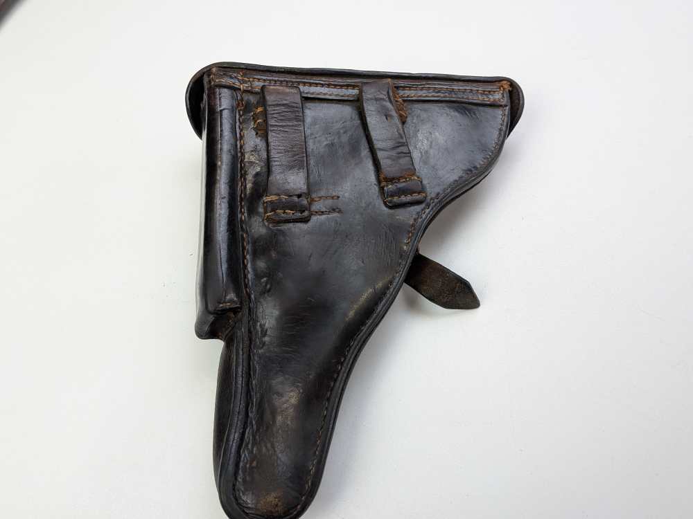 Pre WW1 Imperial German P08 Luger holster, 1913 dated unit marked. #2003-img-5
