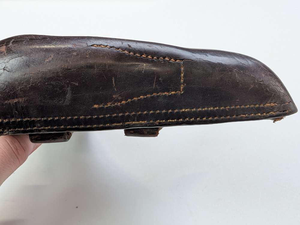 Pre WW1 Imperial German P08 Luger holster, 1913 dated unit marked. #2003-img-8
