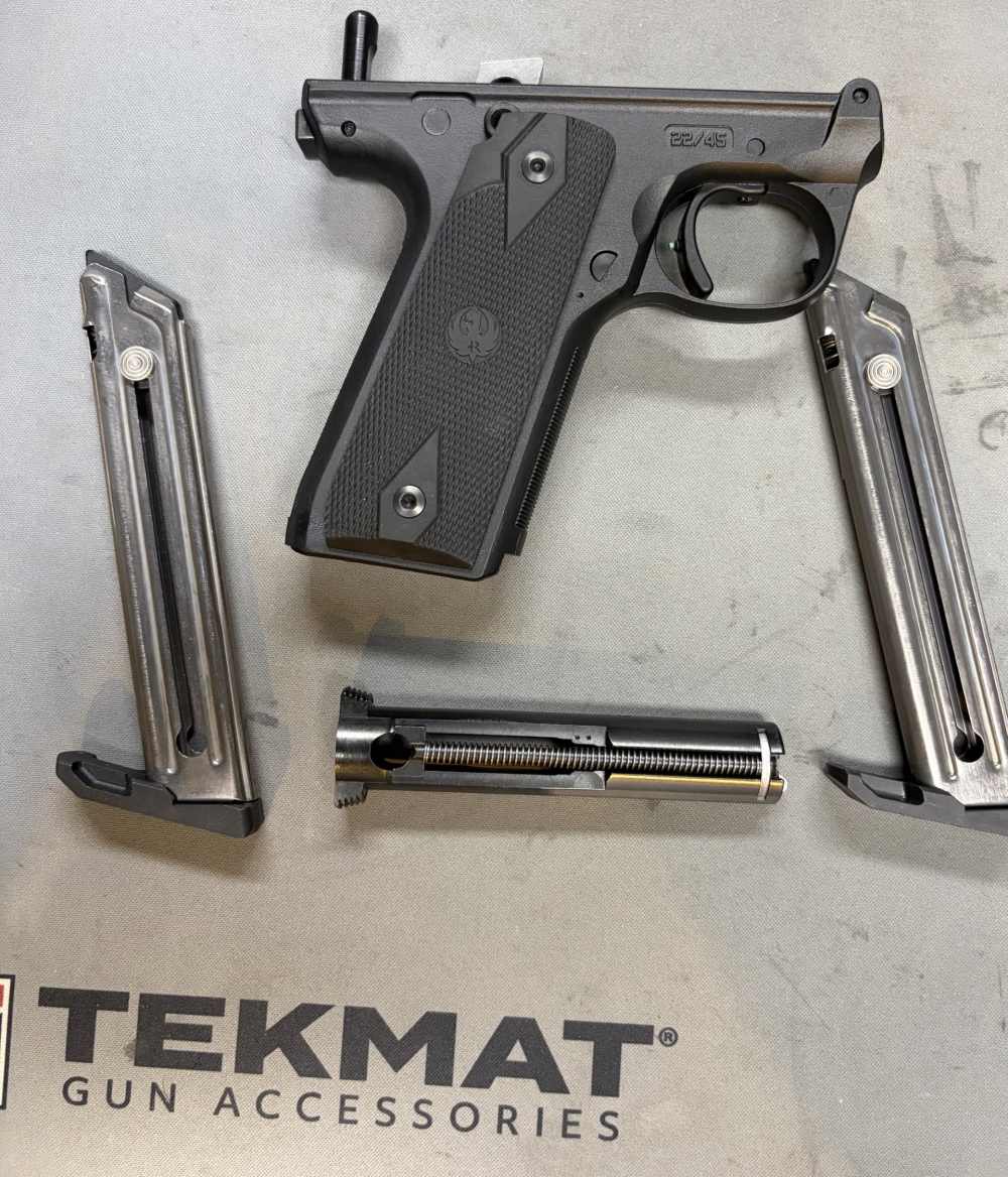 RUGER MKIV 22 45 GRIP FRAME WITH UPGRADED EXTRAS-img-1