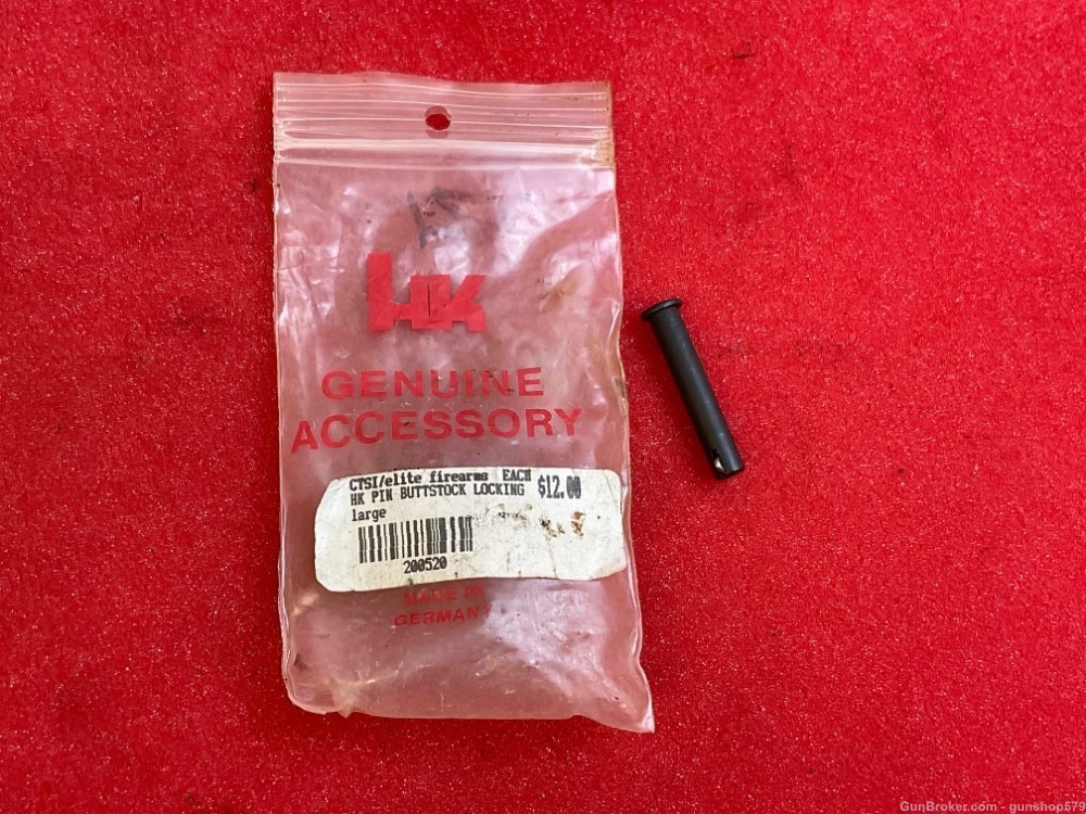 Factory Original Heckler & Koch HK91 G3 Large Locking Pin 91 308 7.62 NATO -img-0