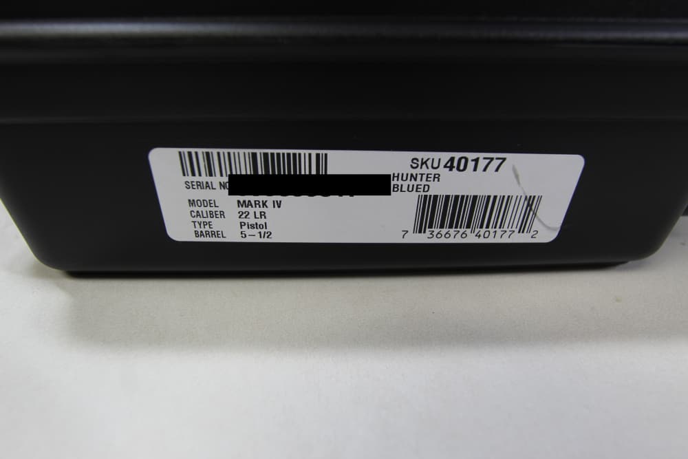 NIB RUGER MARK IV HUNTER 22 LR SEMI AUTO PISTOL 5.5" 10+1 40177-img-2