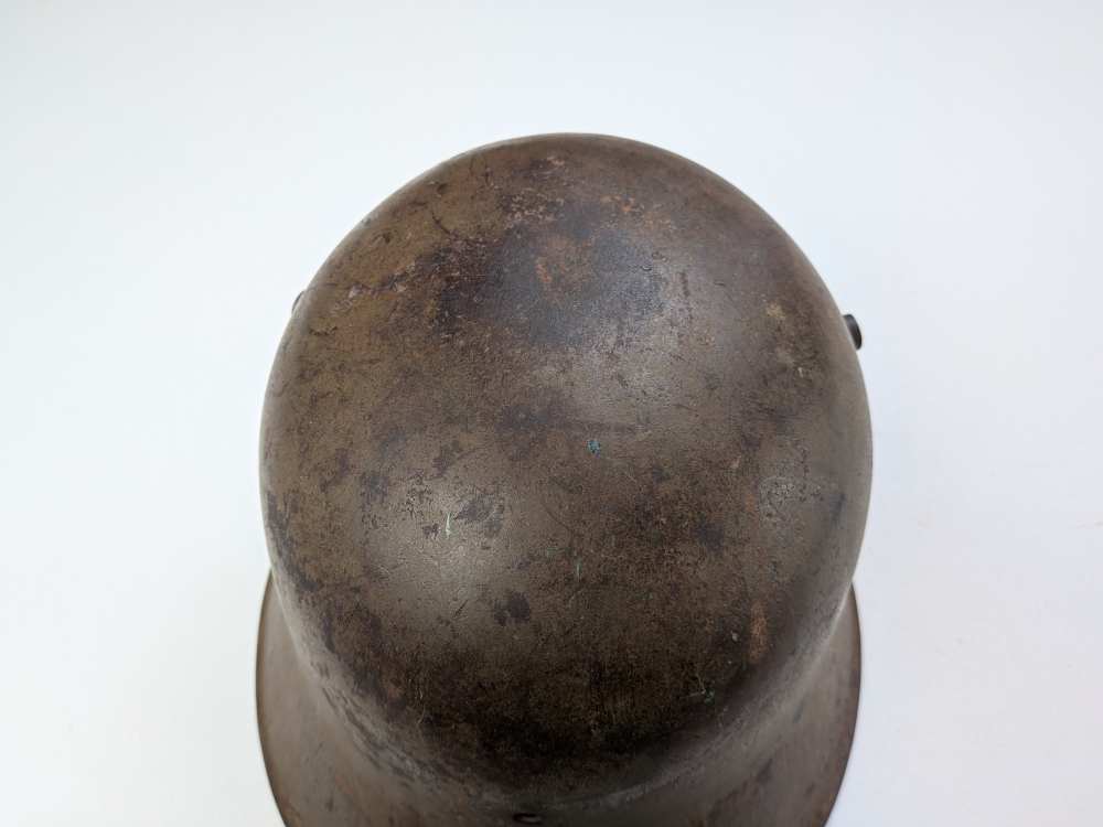WW1 Austro-Hungarian KUK M17 Helmet original finish. #1984-img-4