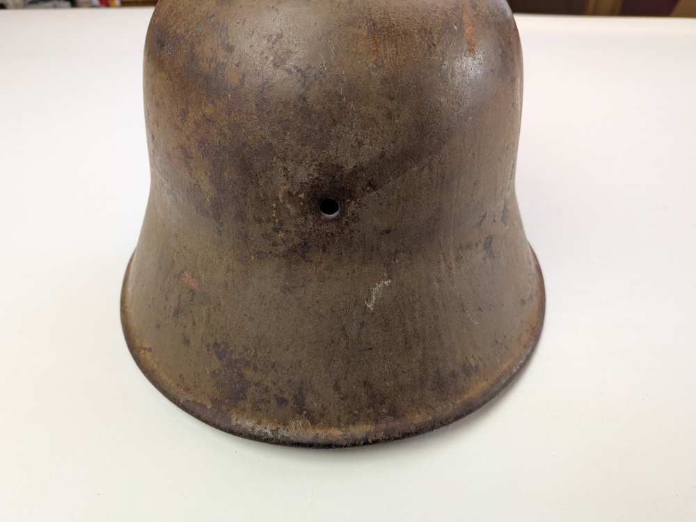 WW1 Austro-Hungarian KUK M17 Helmet original finish. #1984-img-3