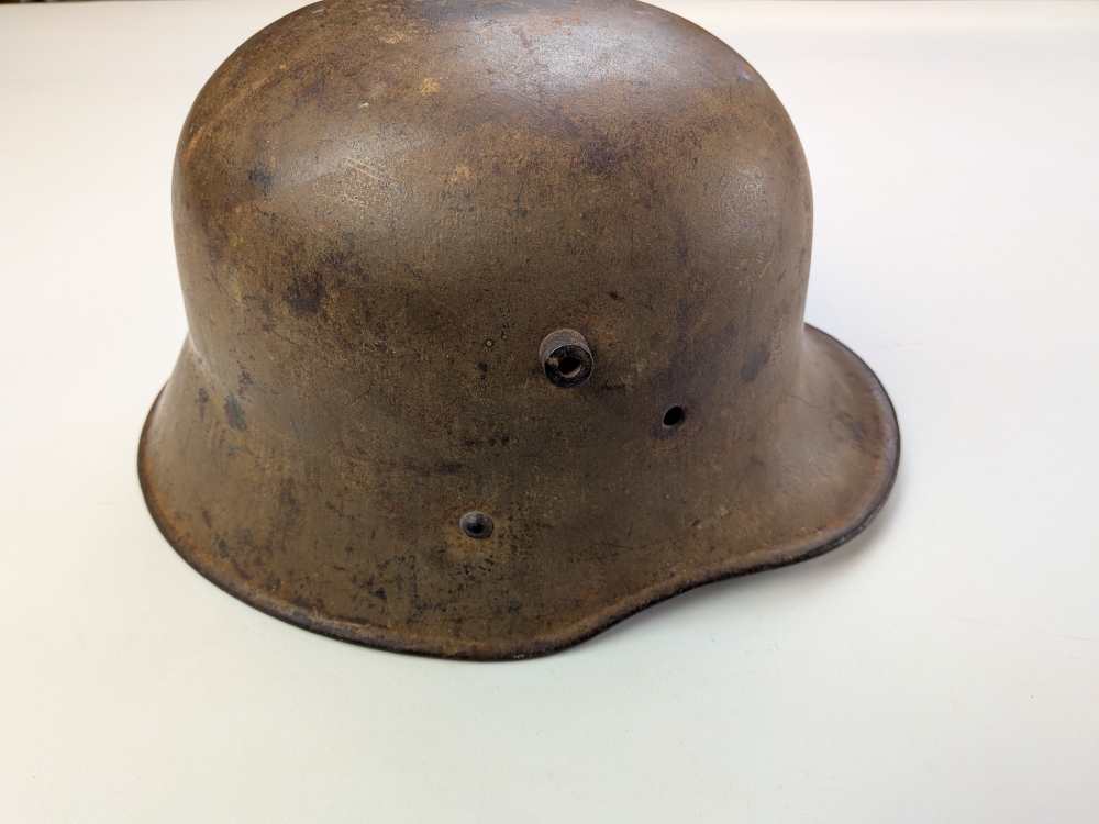 WW1 Austro-Hungarian KUK M17 Helmet original finish. #1984-img-0