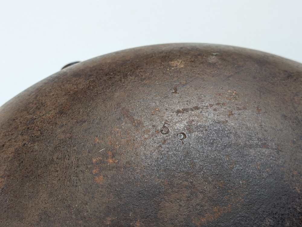 WW1 Austro-Hungarian KUK M17 Helmet original finish. #1984-img-5