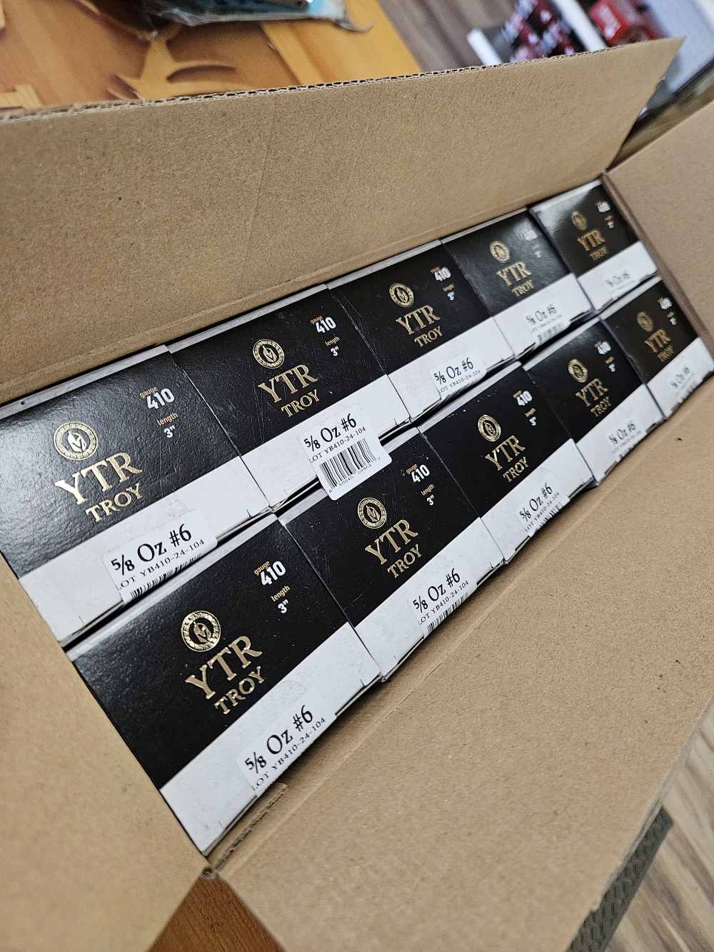500 Round Case YTR Troy 410 GA 3" # 6 5/8 OZ 20 BOXES NO CC FEES! 410GA-img-0