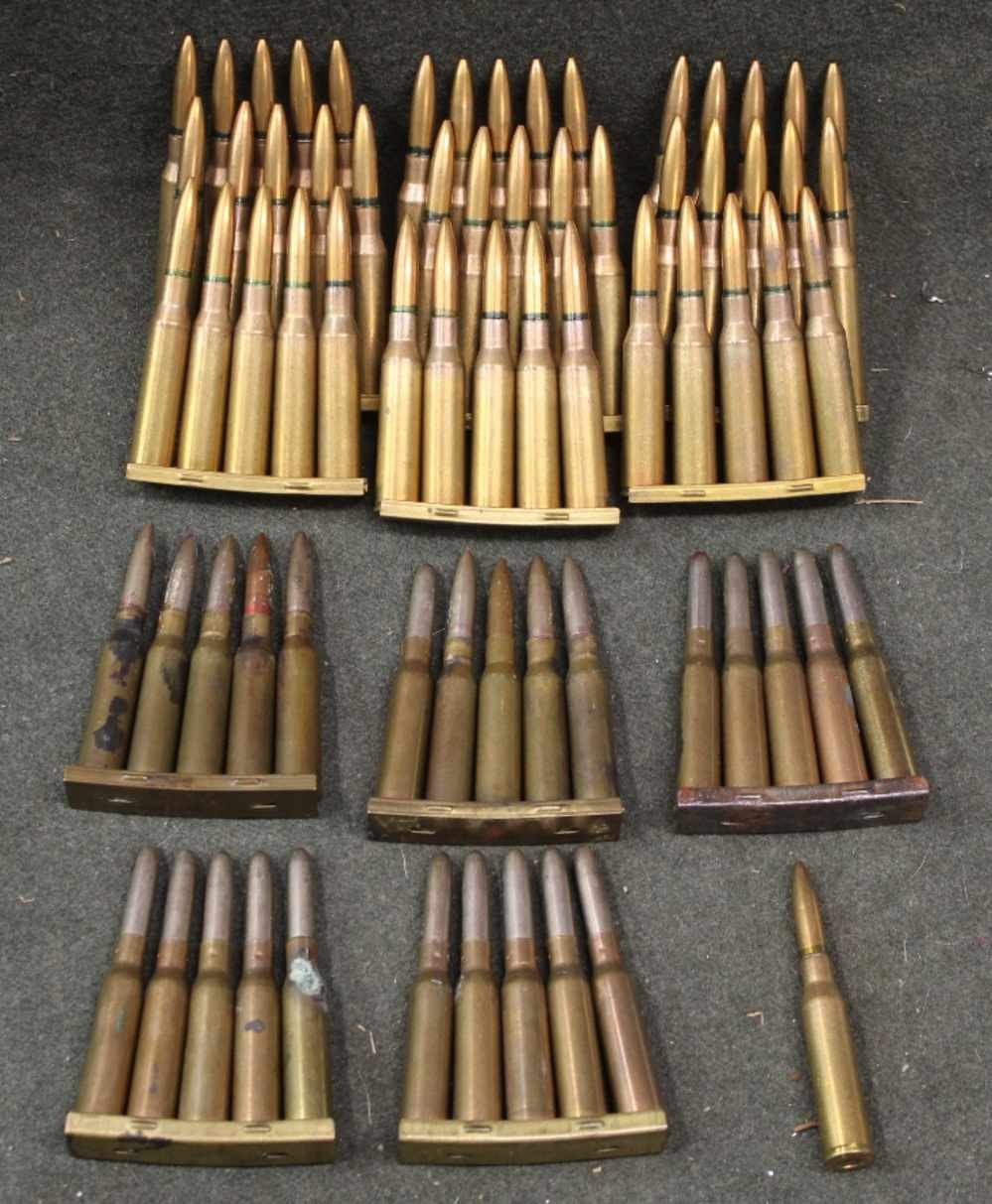 Original Military 6.5×50 SR Arisaka Jap Ammo 71 rounds, 14 stripper clips-img-0