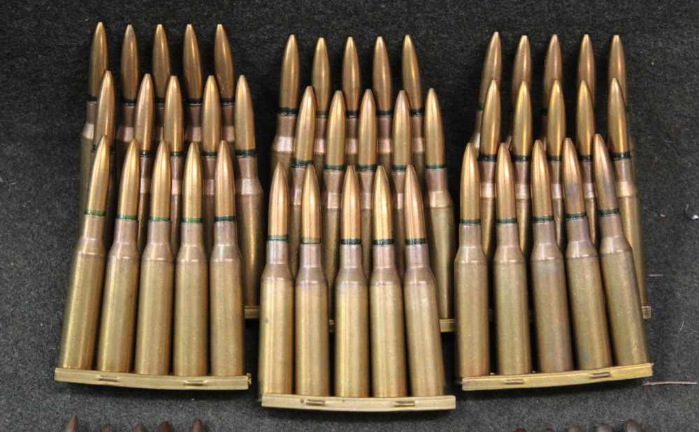 Original Military 6.5×50 SR Arisaka Jap Ammo 71 rounds, 14 stripper clips-img-1