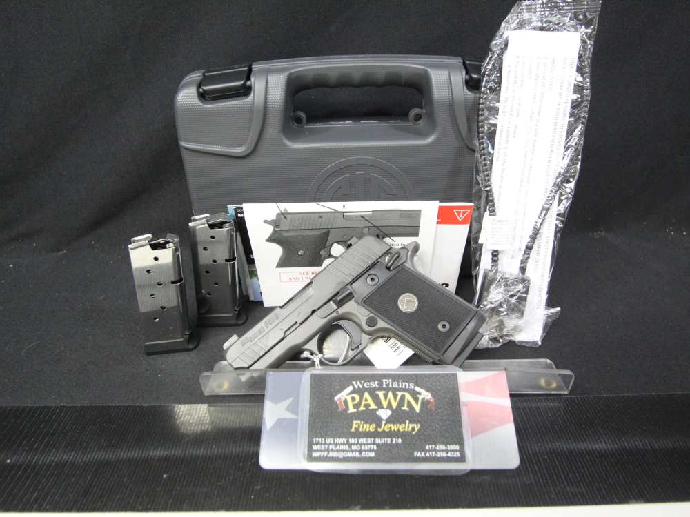 NIB SIG Sauer P938 LEGION SEMI AUTO PISTOL 9MM 3" 7+1 938M-9-LEGION-img-1