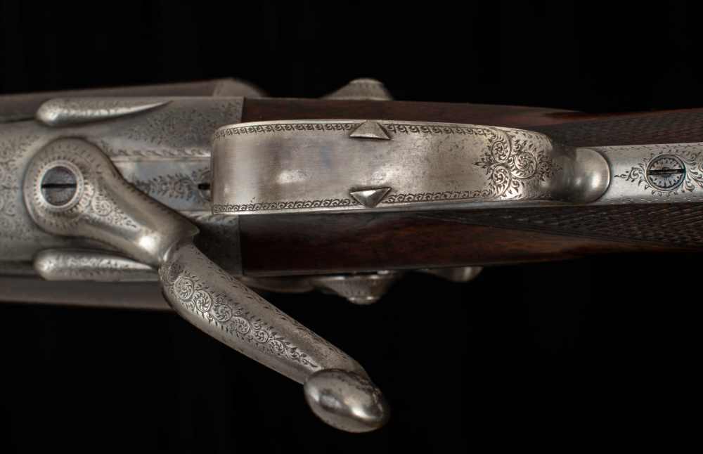 John Dickson & Son 10 Bore – HAMMER GUN, DALLAS BOOK GUN, 1875-img-25