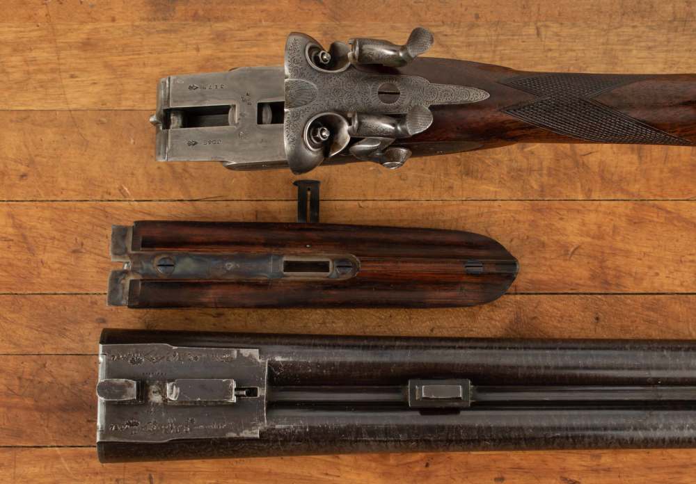John Dickson & Son 10 Bore – HAMMER GUN, DALLAS BOOK GUN, 1875-img-27