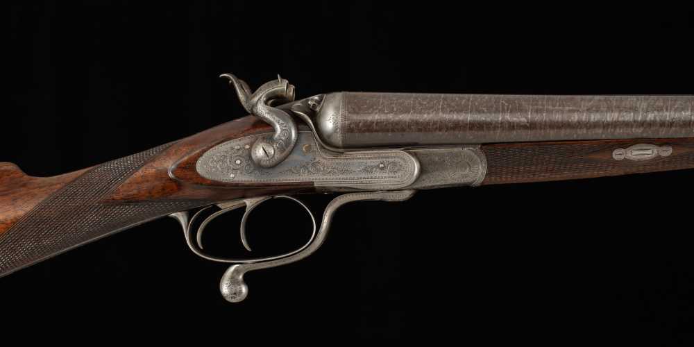 John Dickson & Son 10 Bore – HAMMER GUN, DALLAS BOOK GUN, 1875-img-15