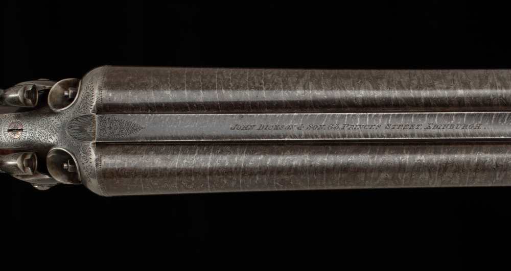 John Dickson & Son 10 Bore – HAMMER GUN, DALLAS BOOK GUN, 1875-img-19