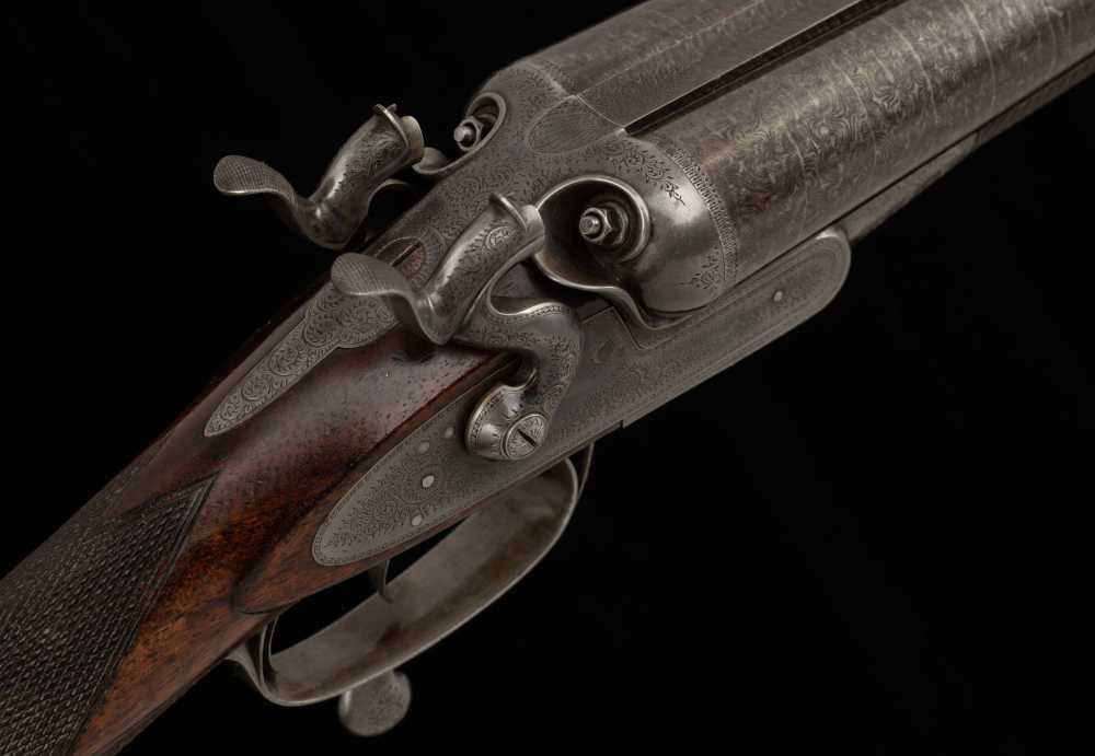 John Dickson & Son 10 Bore – HAMMER GUN, DALLAS BOOK GUN, 1875-img-22