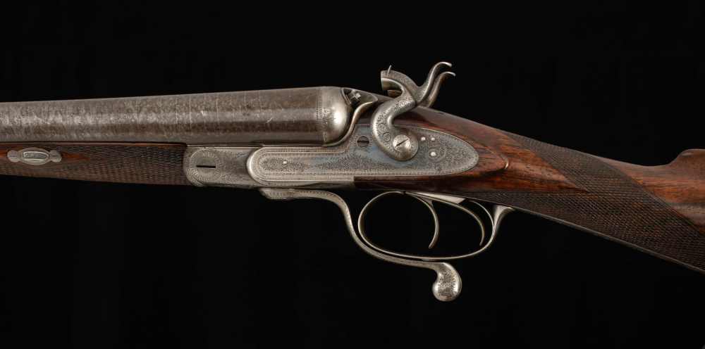 John Dickson & Son 10 Bore – HAMMER GUN, DALLAS BOOK GUN, 1875-img-13