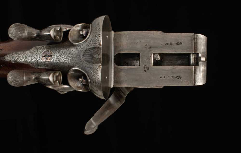 John Dickson & Son 10 Bore – HAMMER GUN, DALLAS BOOK GUN, 1875-img-29