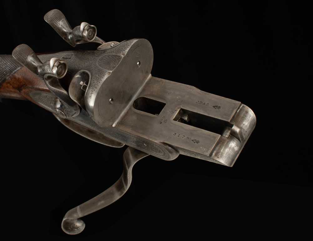 John Dickson & Son 10 Bore – HAMMER GUN, DALLAS BOOK GUN, 1875-img-28