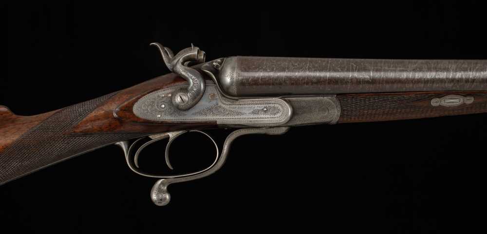 John Dickson & Son 10 Bore – HAMMER GUN, DALLAS BOOK GUN, 1875-img-5