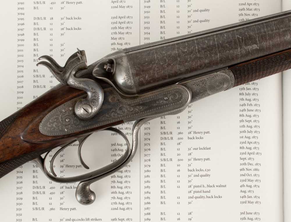 John Dickson & Son 10 Bore – HAMMER GUN, DALLAS BOOK GUN, 1875-img-38