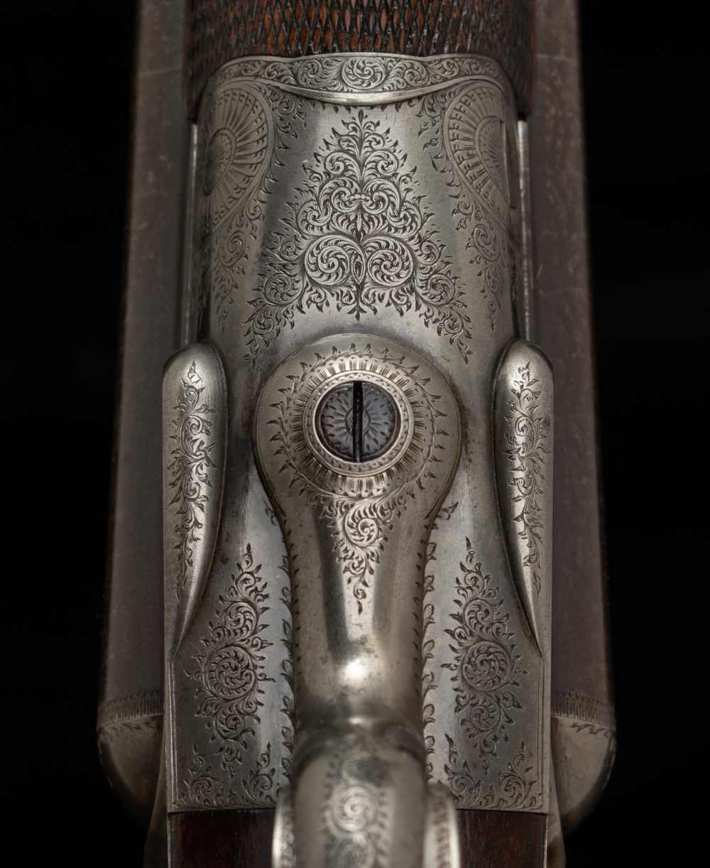John Dickson & Son 10 Bore – HAMMER GUN, DALLAS BOOK GUN, 1875-img-4
