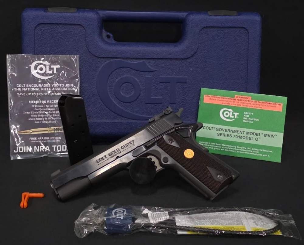 Colt's National Match Gold Cup Trophy Series 70 Model 0 - New in Box!-img-1