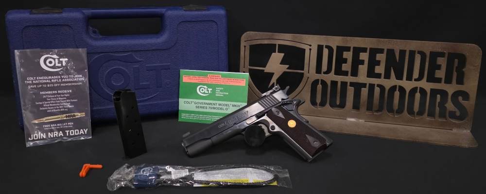 Colt's National Match Gold Cup Trophy Series 70 Model 0 - New in Box!-img-0