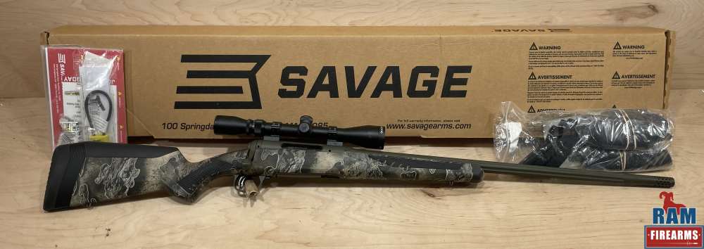 *LIKE NEW IN BOX* SAVAGE 110 TIMBERLINE, 6.5 PRC, 24" THREADED BBL., SCOPE-img-0