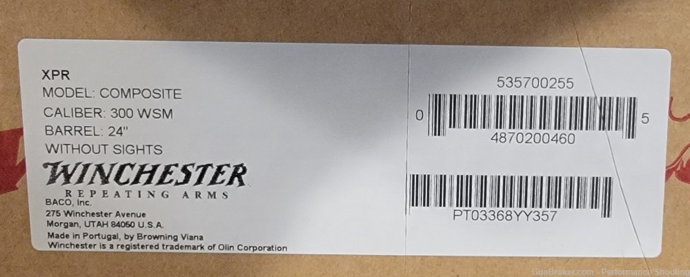 Winchester XPR 300 WSM 24" Barrel -img-13
