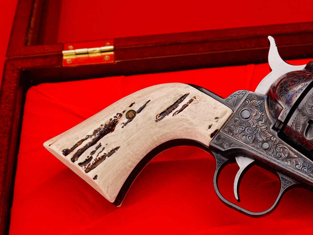 Ruger Vaquero SAA 5.5” Blued .44 Magnum *MIKE GOUSE FEGA MASTER ENGRAVED*-img-17