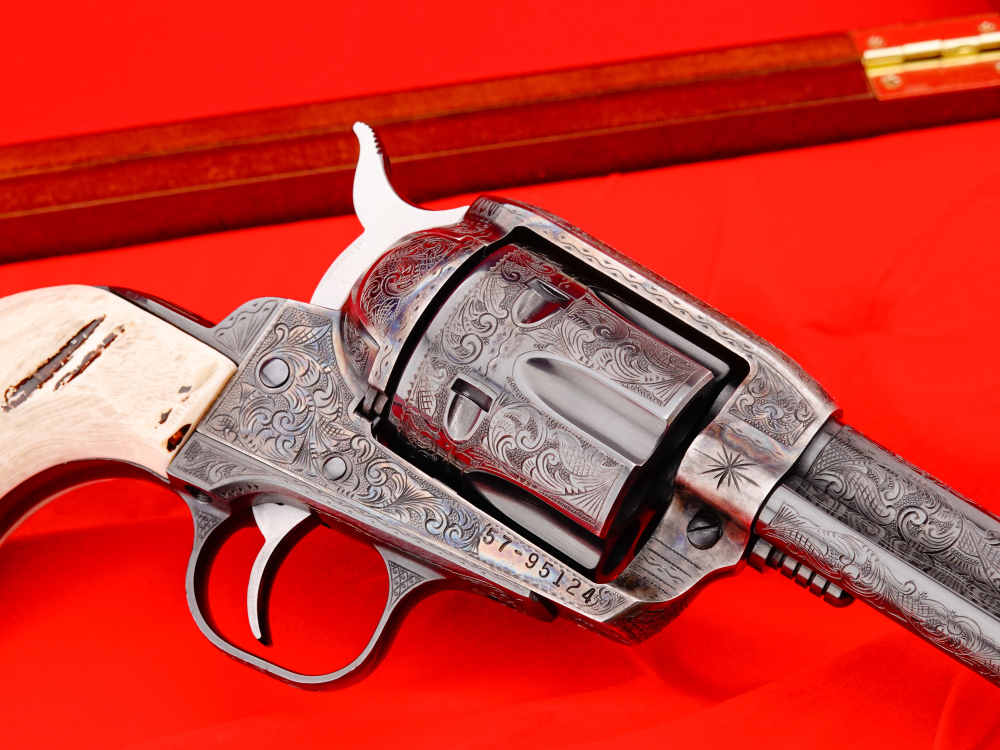 Ruger Vaquero SAA 5.5” Blued .44 Magnum *MIKE GOUSE FEGA MASTER ENGRAVED*-img-16