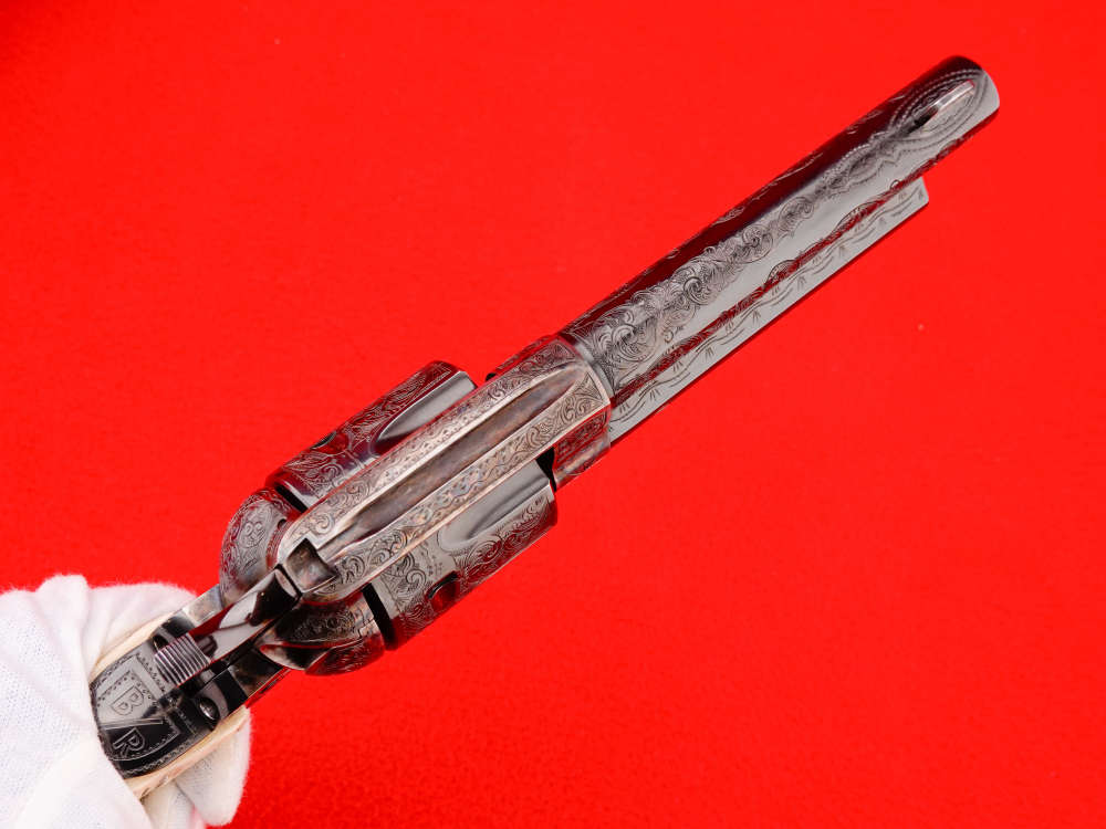 Ruger Vaquero SAA 5.5” Blued .44 Magnum *MIKE GOUSE FEGA MASTER ENGRAVED*-img-24