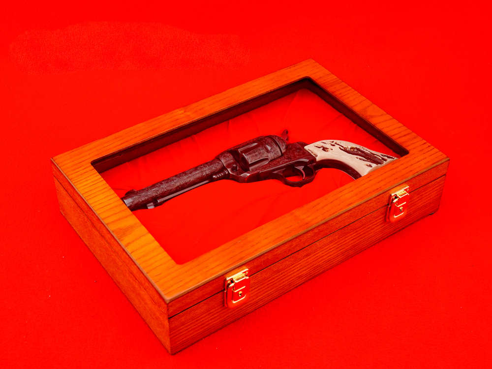 Ruger Vaquero SAA 5.5” Blued .44 Magnum *MIKE GOUSE FEGA MASTER ENGRAVED*-img-43