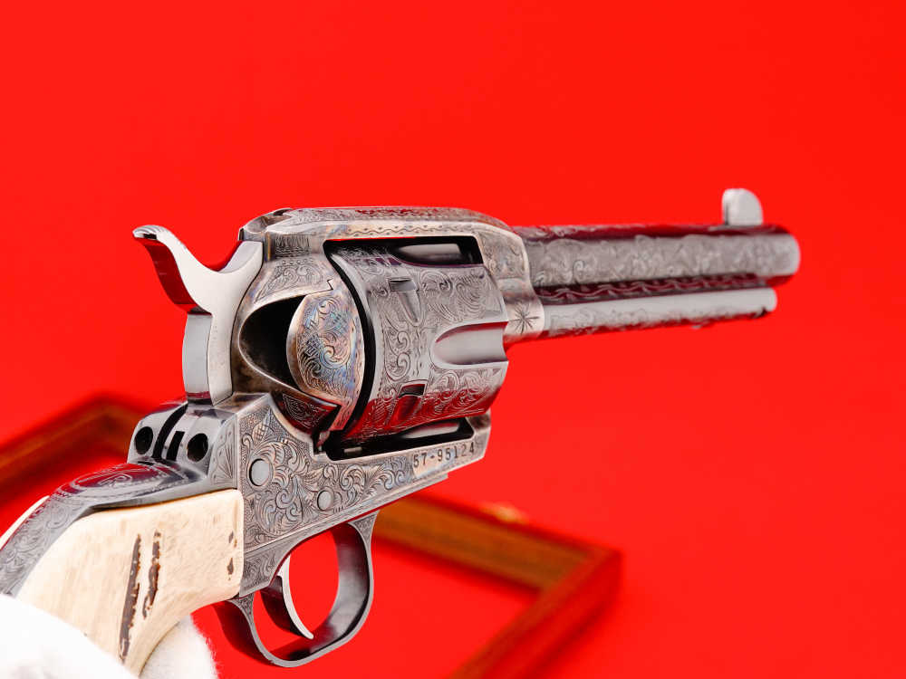 Ruger Vaquero SAA 5.5” Blued .44 Magnum *MIKE GOUSE FEGA MASTER ENGRAVED*-img-28