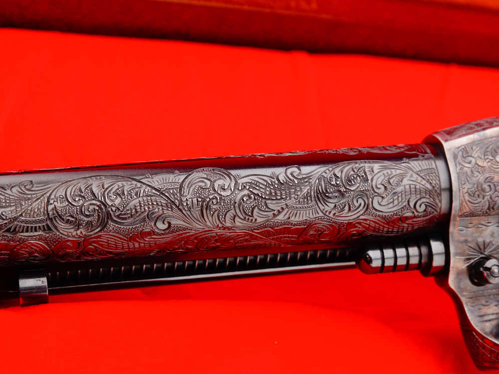 Ruger Vaquero SAA 5.5” Blued .44 Magnum *MIKE GOUSE FEGA MASTER ENGRAVED*-img-8