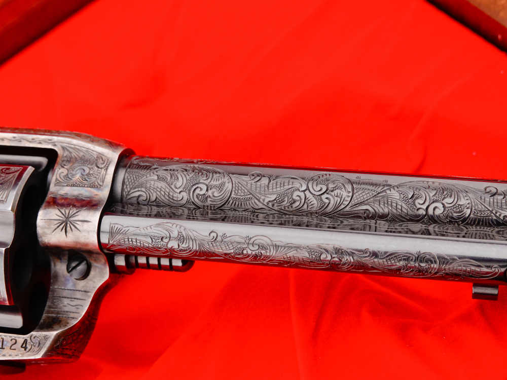 Ruger Vaquero SAA 5.5” Blued .44 Magnum *MIKE GOUSE FEGA MASTER ENGRAVED*-img-19