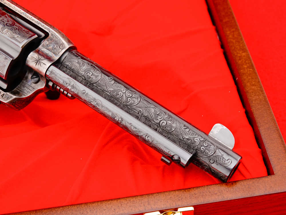 Ruger Vaquero SAA 5.5” Blued .44 Magnum *MIKE GOUSE FEGA MASTER ENGRAVED*-img-15