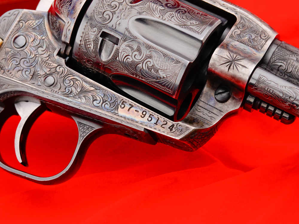 Ruger Vaquero SAA 5.5” Blued .44 Magnum *MIKE GOUSE FEGA MASTER ENGRAVED*-img-23