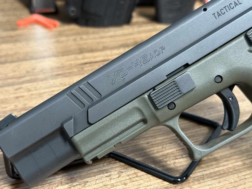 Springfield XD Tactical .45 ACP 5" OD GREEN Clean Original PENNY AUCTION -img-4