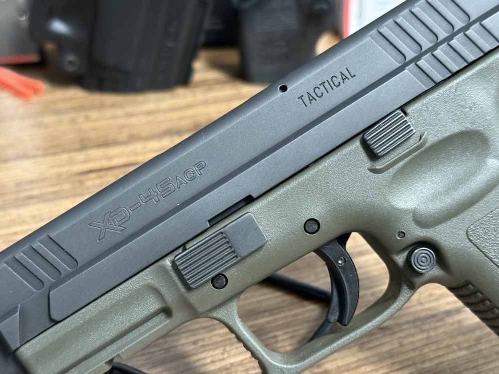 Springfield XD Tactical .45 ACP 5" OD GREEN Clean Original PENNY AUCTION -img-6