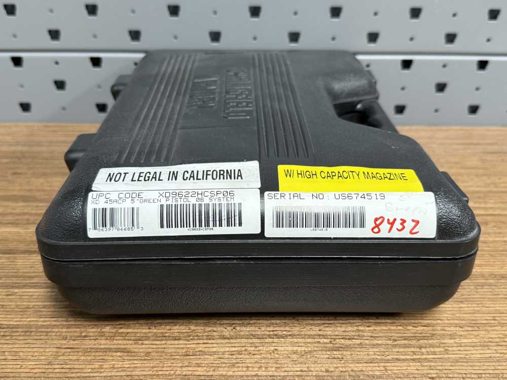 Springfield XD Tactical .45 ACP 5" OD GREEN Clean Original PENNY AUCTION -img-52